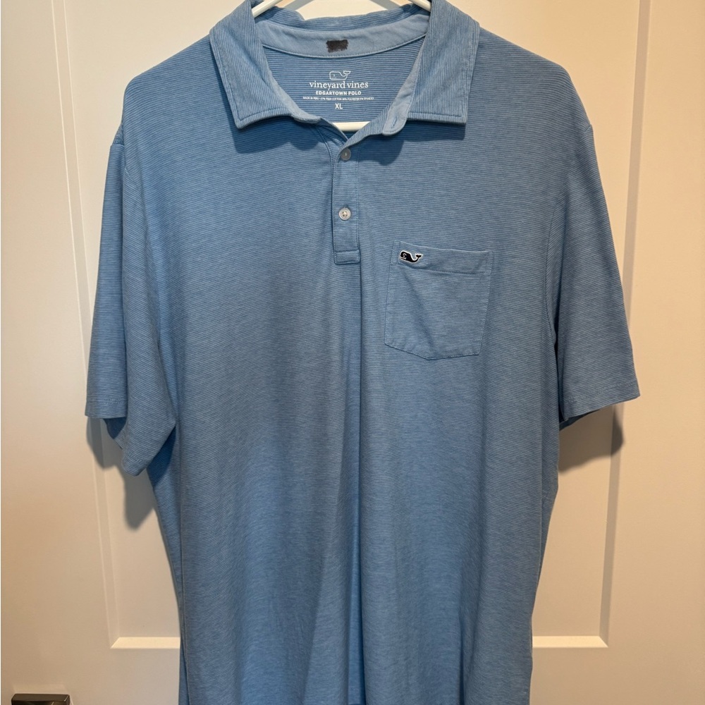 Vineyard Vines Men's Blue Polo Shirt